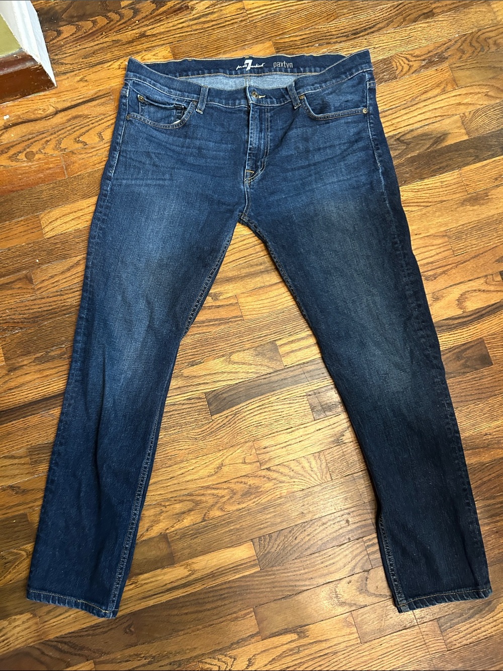 7 For All Mankind Men’s Navy Slim Jeans
